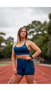 The Ellie Shorts - Teal Blue